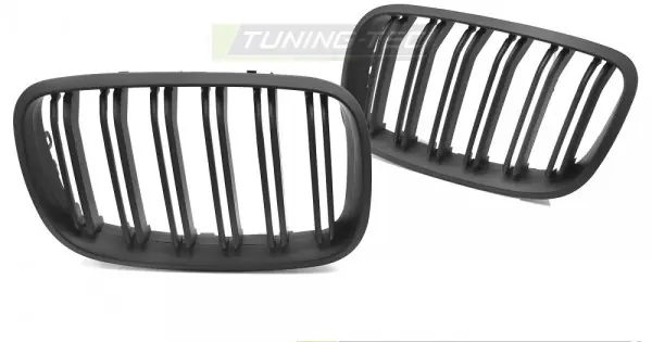 Nu rata Grila sport Negru mat duble compatibil cu BMW X5 E70 07-13 / X6 E71 08-14