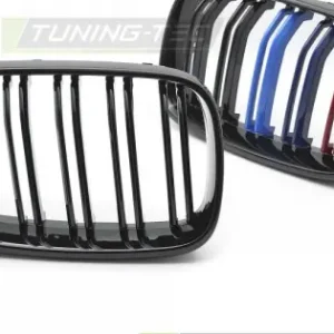 Cumpără acum Grila sport negru TRI-COLOUR duble compatibil cu BMW F22 / F23 13-21