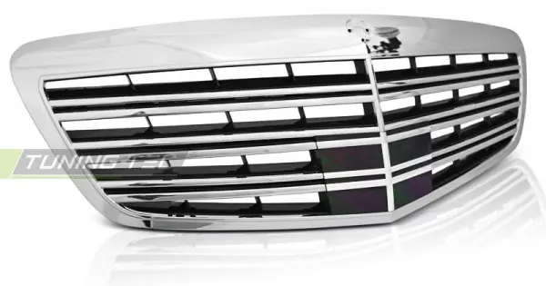 Preț redus Grila sport Negru-Crom compatibil cu MERCEDES W221 09-13