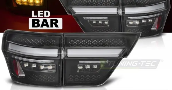 Premium JEEP GRAND CHEROKEE WK2 11-13 Led negru