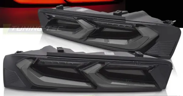 Ofertă Led TAILIGHTS fumuriu negru compatibil cu CHEVROLET CAMARO 16-18