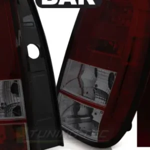 Calitate înaltă Set Stopuri DACIA DUSTER 04.10- Led BAR RED fumuriu