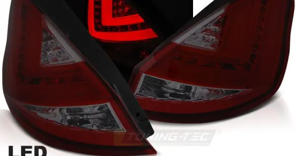 Transport gratuit Set Stopuri FORD FIESTA MK7 08-12 HB RED fumuriu Led BAR