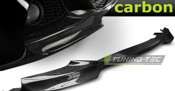 Livrare expres prelungire Bara fata CARBON V STYLE compatibil cu BMW F10 11-