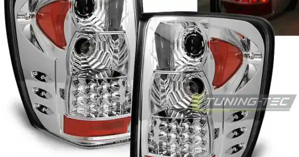 Set Stopuri CHRYSLER JEEP GRAND CHEROKEE 99-05.05 crom Led Disponibil imediat