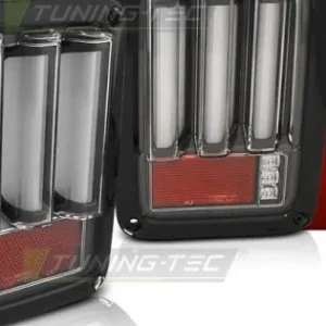Cumpărături sigure Set Stopuri CHRYSLER JEEP WRANGLER JK 07-18 Led BAR negru