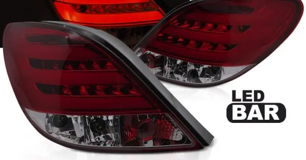 Preț mic Set Stopuri PEUGEOT 207 3D/5D 05.06-06.09 RED fumuriu Led BAR