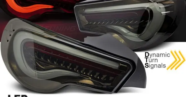 Cumpărături sigure Set Stopuri TOYOTA GT86 12-21 Led BAR fumuriu SEQ
