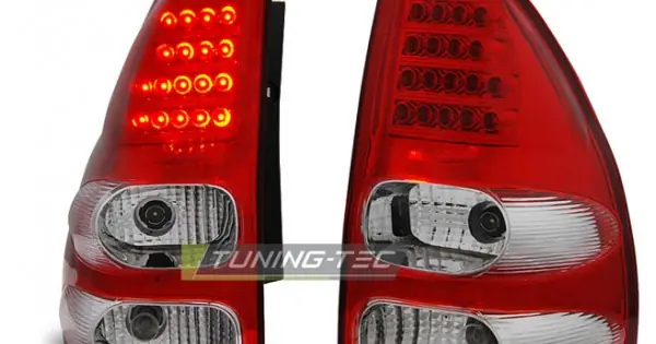 Set Stopuri TOYOTA LAND CRUISER 120 03-09 rosu Led Cumpără online