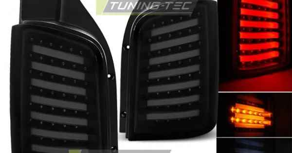 Ieftin Stopuri led fumuriu negru compatibil cu VW T5 04.03-09 / 10-15