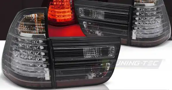 Preferatul clienților Stopuri led negru compatibil cu BMW X5 E53 09.99-10.03