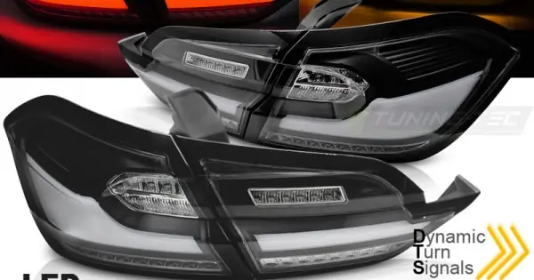 Stopuri led negru compatibil cu FORD FIESTA MK8 17-21 HATCHBACK Cel mai bun preț