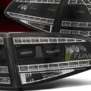 Disponibil imediat Stopuri led negru SEQ compatibil cu VW GOLF 7 13-17