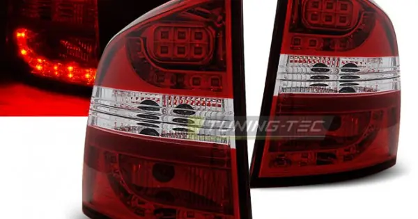 Livrare rapidă Stopuri led rosu compatibil cu SKODA OCTAVIA II KOMBI 04-12