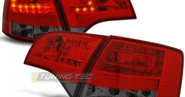 Premium Stopuri led rosu fumuriu compatibil cu AUDI A4 B7 11.04-03.08 AVANT