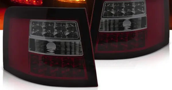 Stopuri led rosu fumuriu compatibil cu AUDI A6 05.97-05.04 AVANT Premium