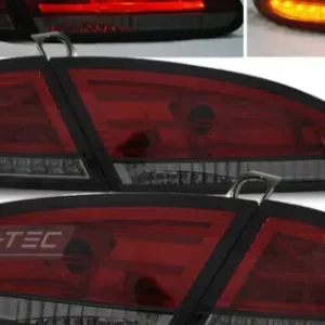 Stopuri led rosu fumuriu compatibil cu SEAT LEON 06.05-09 Reducere extra