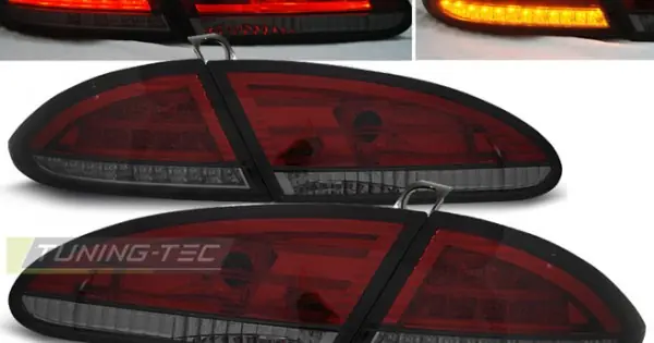 Stopuri led rosu fumuriu compatibil cu SEAT LEON 06.05-09 Reducere extra