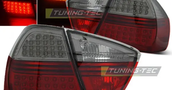 Promoție Stopuri led rosu fumuriu compatibil cuBMW E90 03.05-08.08