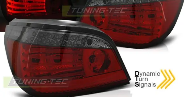 Livrare rapidă Stopuri led rosu fumuriu SEQ compatibil cu BMW E60 LCI 03.07-12.09