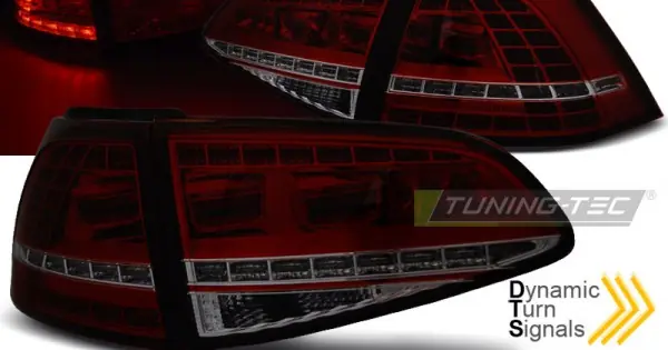 Stopuri led rosu fumuriu SEQ compatibil cu VW GOLF 7 13-17 Mai ieftin
