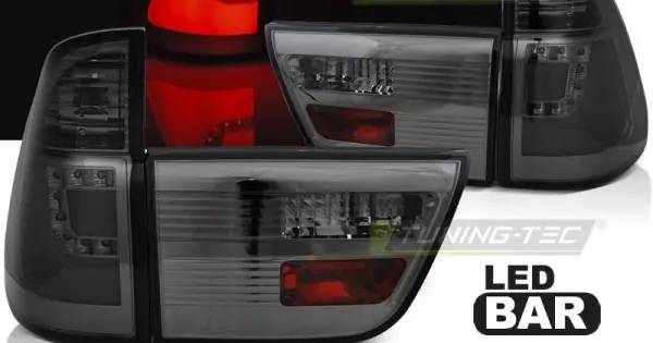 Ultima șansă Stopuri tub led fumuriu compatibil cu BMW X5 E53 09.99-10.03