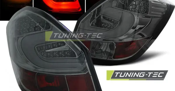 Plată securizată Stopuri tub led fumuriu compatibil cu SKODA FABIA II 07- 06.14