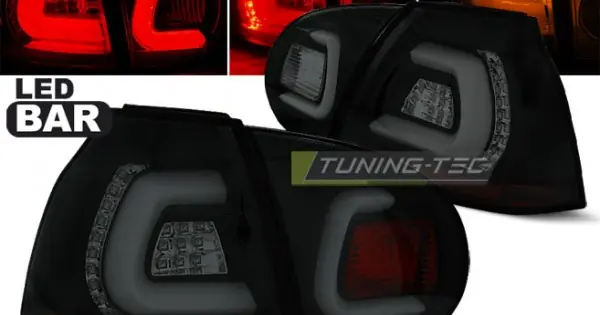Retur ușor Stopuri tub led fumuriu compatibil cu VW GOLF 5 10.03-09