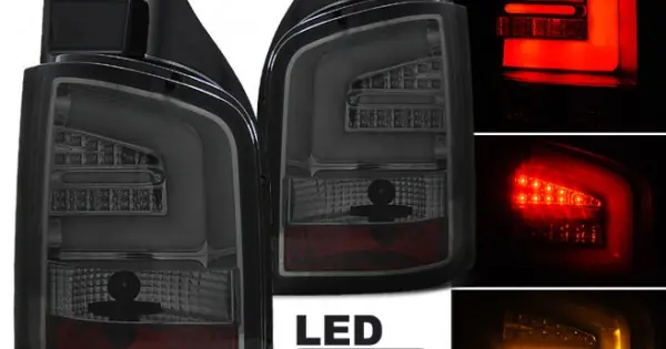 Preț redus Stopuri tub led fumuriu compatibil cu VW T5 04.03-09