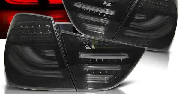 Stopuri tub led fumuriu negru compatibil cu BMW E90 09-11 Calitate înaltă