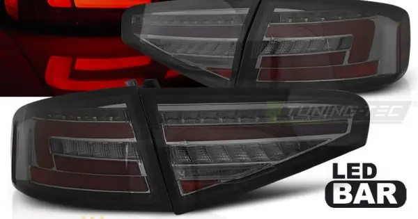 Transport gratuit Stopuri tub led fumuriu SEQ compatibil cu AUDI A4 B8 12-15 SEDAN OEM Led