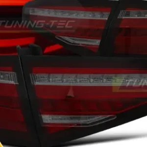 Stopuri tub led rosu fumuriu SEQ compatibil cu AUDI A4 B8 12-15 SEDAN OEM BULB Cel mai vândut