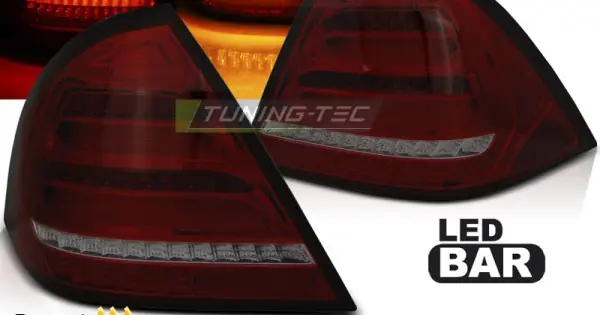 Reducere Stopuri tub led rosu fumuriu SEQ compatibil cu MERCEDES W203 SEDAN 00-04