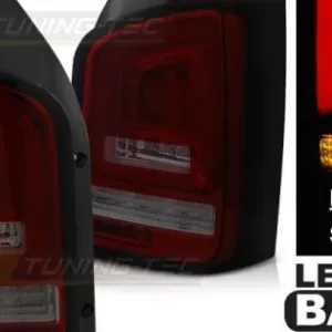 Cumpără online Stopuri tub led rosu fumuriu SEQ compatibil cu VW T5 04.03-09