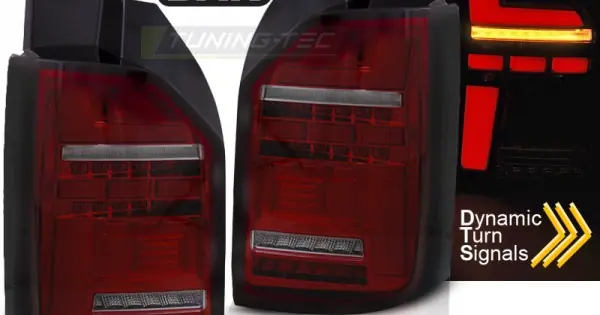 Vezi acum Stopuri tub led rosu fumuriu SEQ compatibil cu VW T6,T6.1 15-21 OEM Led