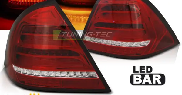 Stopuri tub led rosu SEQ compatibil cu MERCEDES W203 SEDAN 00-04 Nu rata