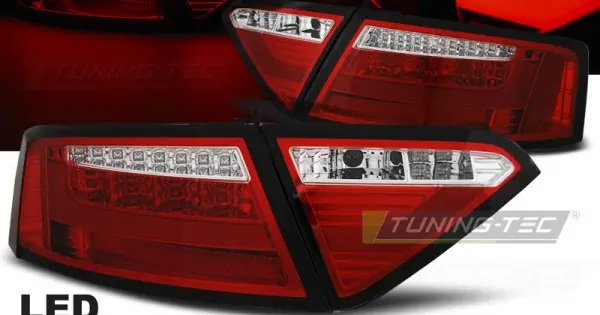 Stopuri tub led rosu-alb compatibil cu AUDI A5 07-06.11 Plată sigură