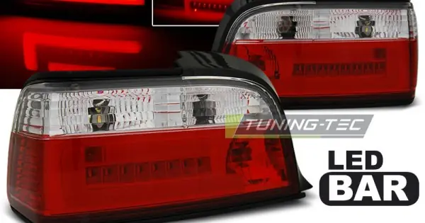 Ofertă specială Stopuri tub led rosu-alb compatibil cu BMW E36 12.90-08.99 C/C