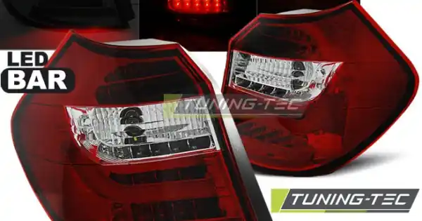 Stopuri tub led rosu-alb compatibil cu BMW E87/E81 04-08.07 Super ofertă