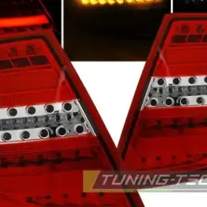 Stopuri tub led rosu-alb compatibil cu MERCEDES C-KLASA W204 KOMBI 07-10 Super ofertă