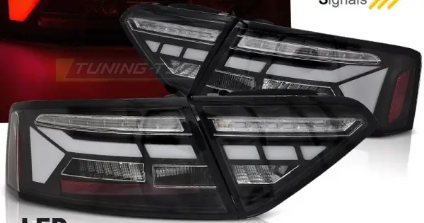 Ultima șansă Stopuri tub led negru SEQ compatibil cu AUDI A5 11-16