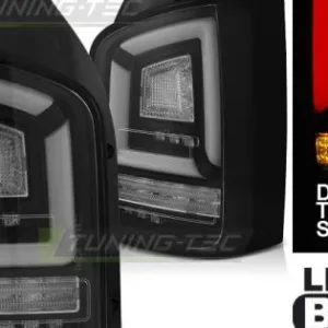 Expediere rapidă Stopuri tub led negru SEQ compatibil cu VW T5 04.03-09