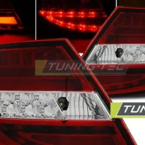 Stopuri tub led rosu-alb compatibil cu MERCEDES C-KLASA W204 SEDAN 07-10 Super ofertă
