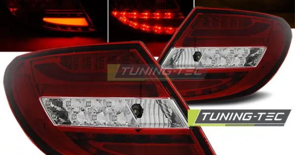 Stopuri tub led rosu-alb compatibil cu MERCEDES C-KLASA W204 SEDAN 07-10 Super ofertă