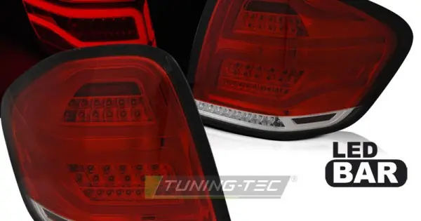 Cumpărături sigure Stopuri tub led rosu-alb compatibil cu MERCEDES M-KLASA W164 09-11