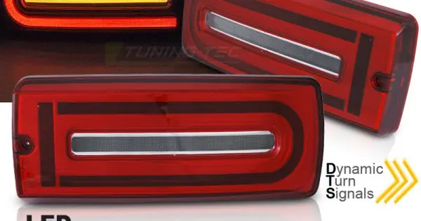 Chilipir Stopuri tub led rosu-alb compatibil cu MERCEDES W463 G-CLASS 90-18
