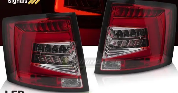 Stopuri tub led rosu-alb compatibil cu SKODA OCTAVIA III 12-20 SW OEM BULB Retur ușor