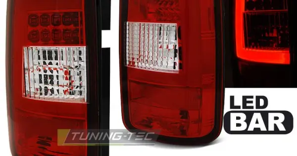 Nu rata Stopuri tub led rosu-alb compatibil cu VW CADDY 03-03.14