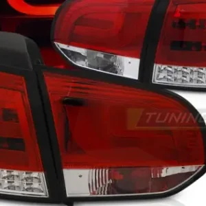Stopuri tub led rosu-alb compatibil cu VW GOLF 6 10.08-12 Cumpără acum