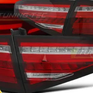Stopuri tub led rosu-alb SEQ compatibil cu AUDI A4 B8 12-15 SEDAN OEM Led Doar azi